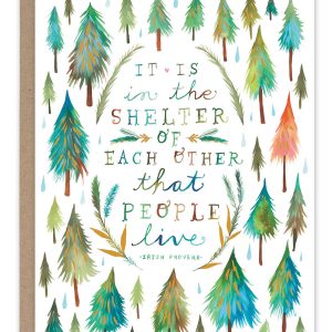 Biely & Shoaf – Shelter of Each Other Anniversary Card