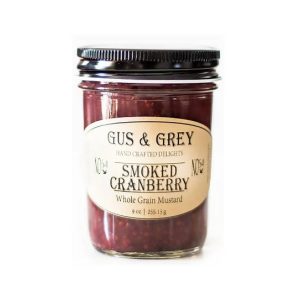 Smoked Cranberry Whole Grain Mustard – 6 x 10oz