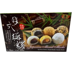 Royal Family – Japanese Mixed Mochi – Red Bean / Peanut / Sesame – 450 G