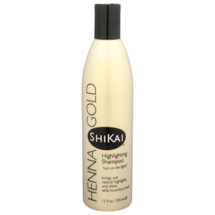 Shikai – Shampoo, Highlighting Henna Gold, 12 Oz – Pack of 3