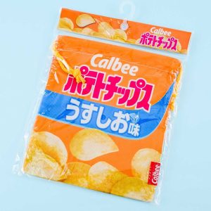 Calbee Potato Chips Drawstring Pouch