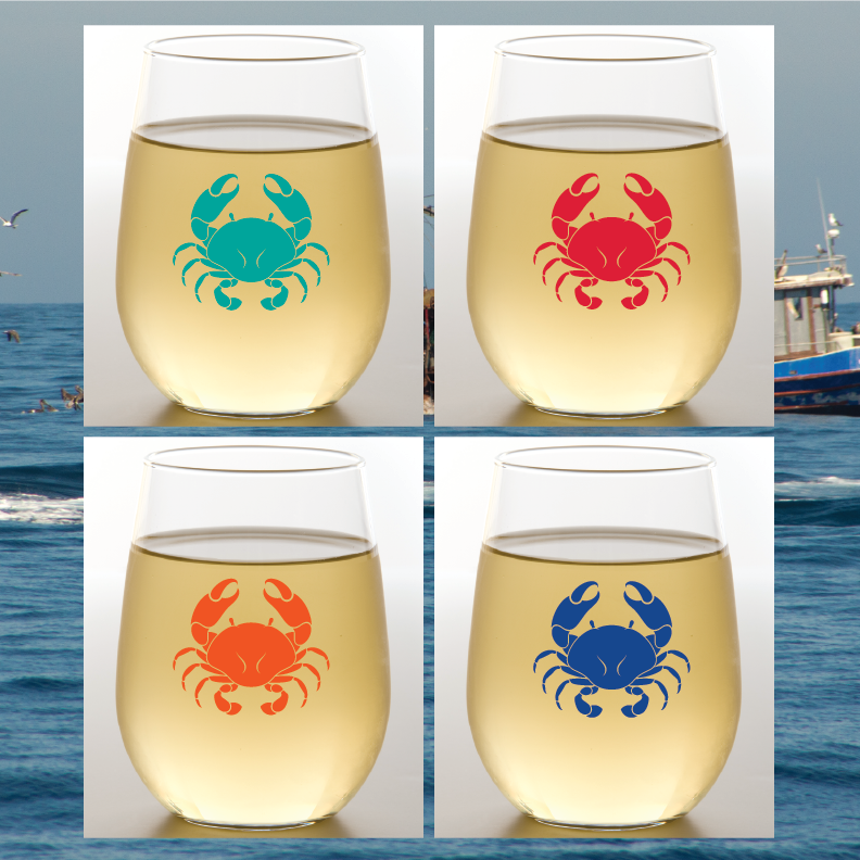Wine-Oh! – CRABBY Shatterproof Wine Glasses 4 pack