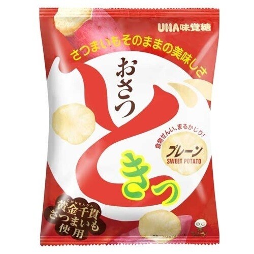 UHA “Osatsu Doki” Sweet Potato Chips, 65g in 1 bag