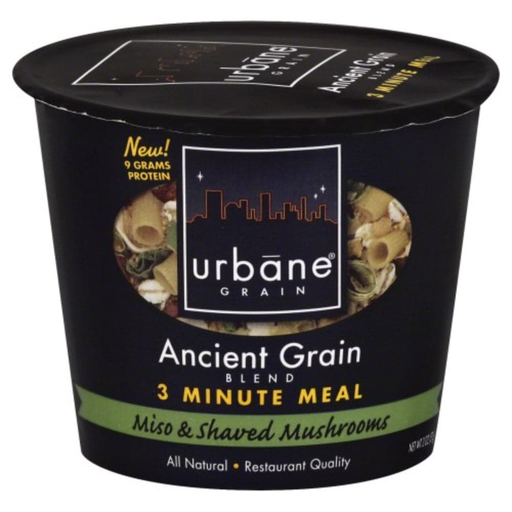 URBANE GRAIN – 3 Minute MEAL MISO & Shaved MUSHROOMS