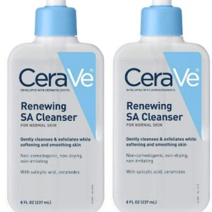 CeraVe Renewing SA Cleanser, 8 oz (Pack of 2)