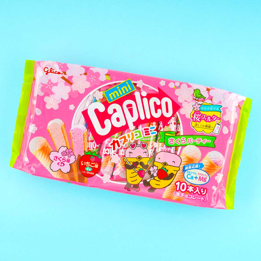 Glico Caplico Sakura Mini Ice Cream Snacks – 10 pcs