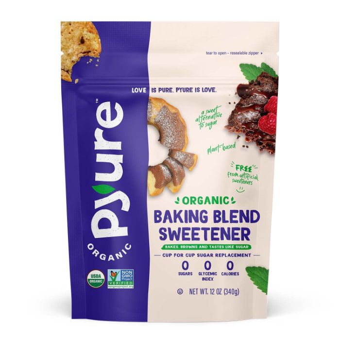 Pyure Sweetener Baking Blend Organic 12 Oz – Pack Of 6