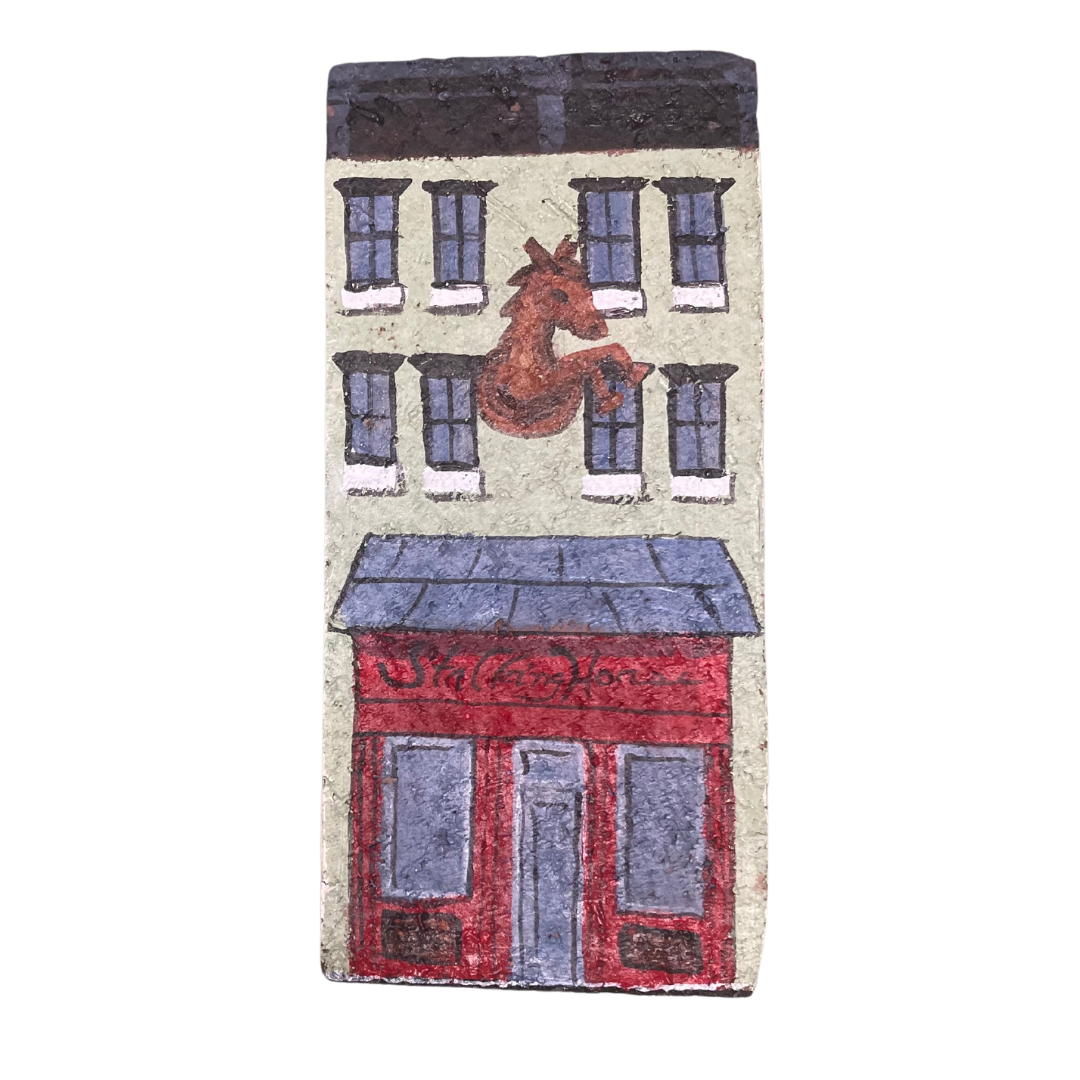 Linda Amtmann Hand Painted Brick – Stalking Horse