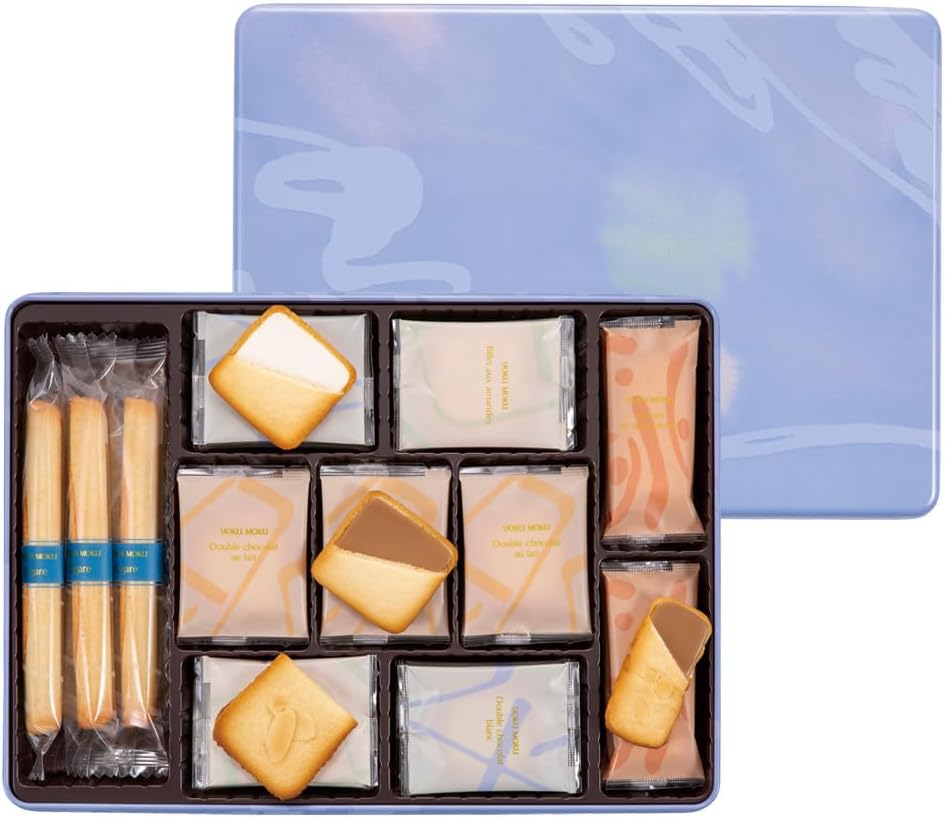 YOKU MOKU Variety Cigare Sweets Butter Cookies Biscuit Sank Delice Gift box 44pieces Japan – Tokyo Sakura Mall