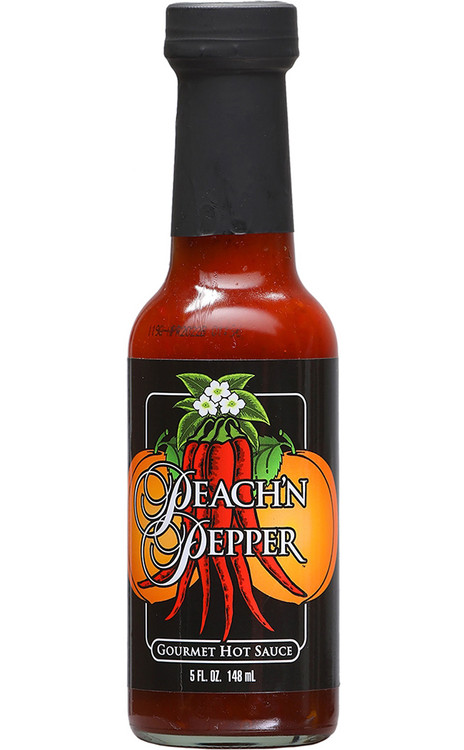 Peach N’ Pepper Hot Sauce, 5oz.