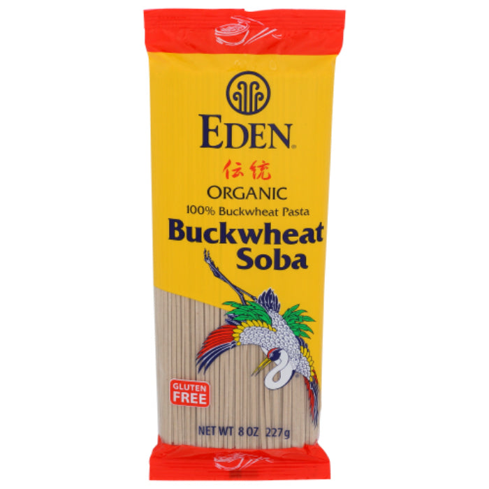 EDEN FOODS – NOODLE SOBA BUCKWHEAT 100% 8 OZ – Pack of 1