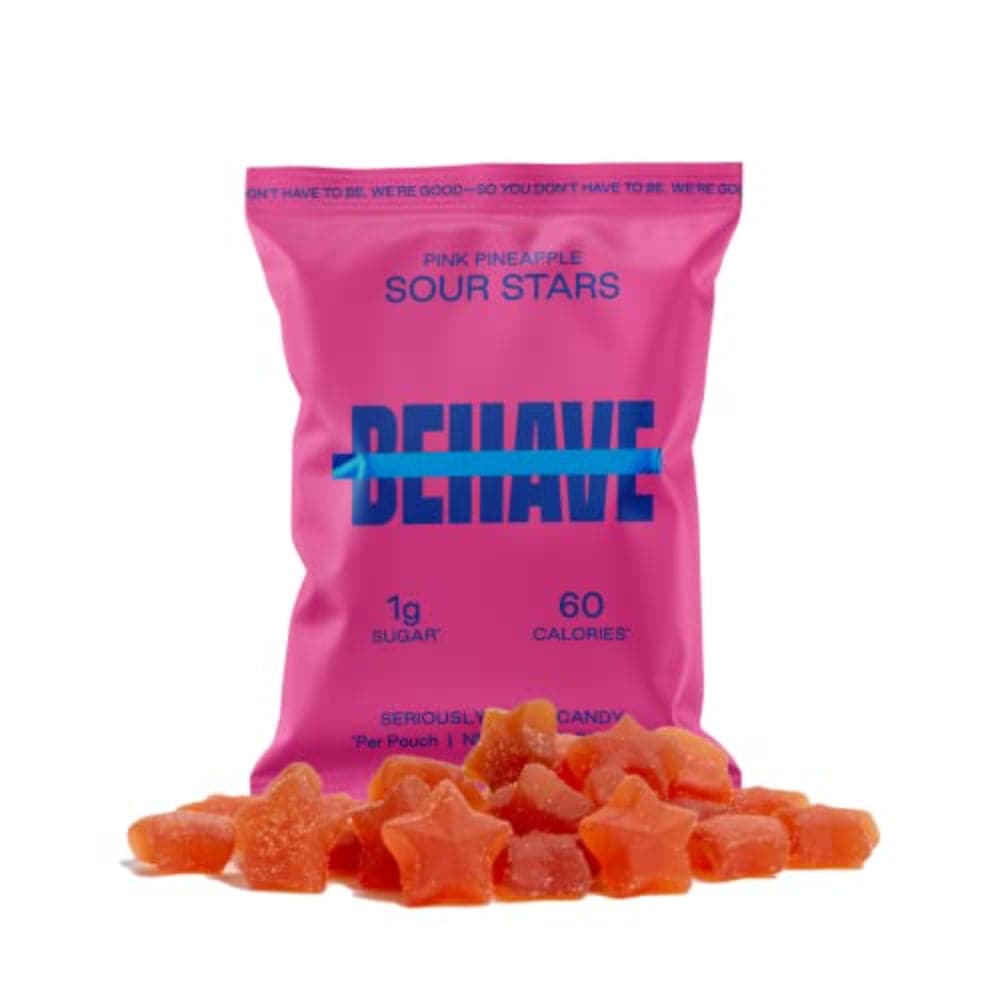 Behave – Sour Gummy Stars, 50 Gm – Pack of 6