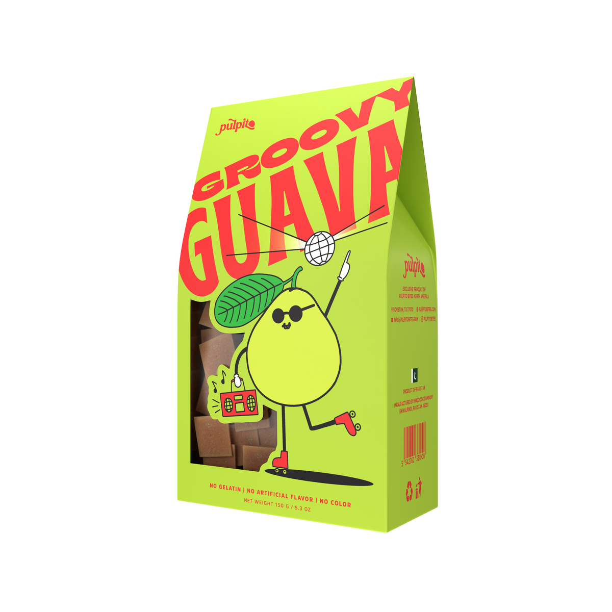 Pulpito Groovy Guava Fruit Bites Box – 12 Boxes x 150g case