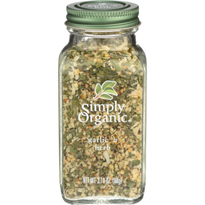 Simply Organic – Garlic & Herb, 3.1 oz – Pack of 1