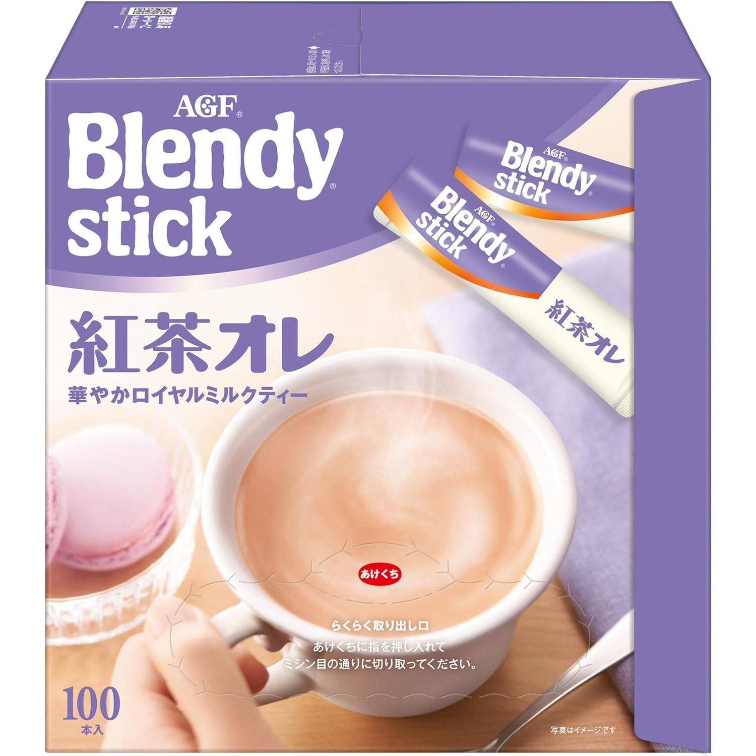 AGF Blendy Stick Tea Lait 100 Stick Milk Tea Made in JAPAN – Tokyo Sakura Mall