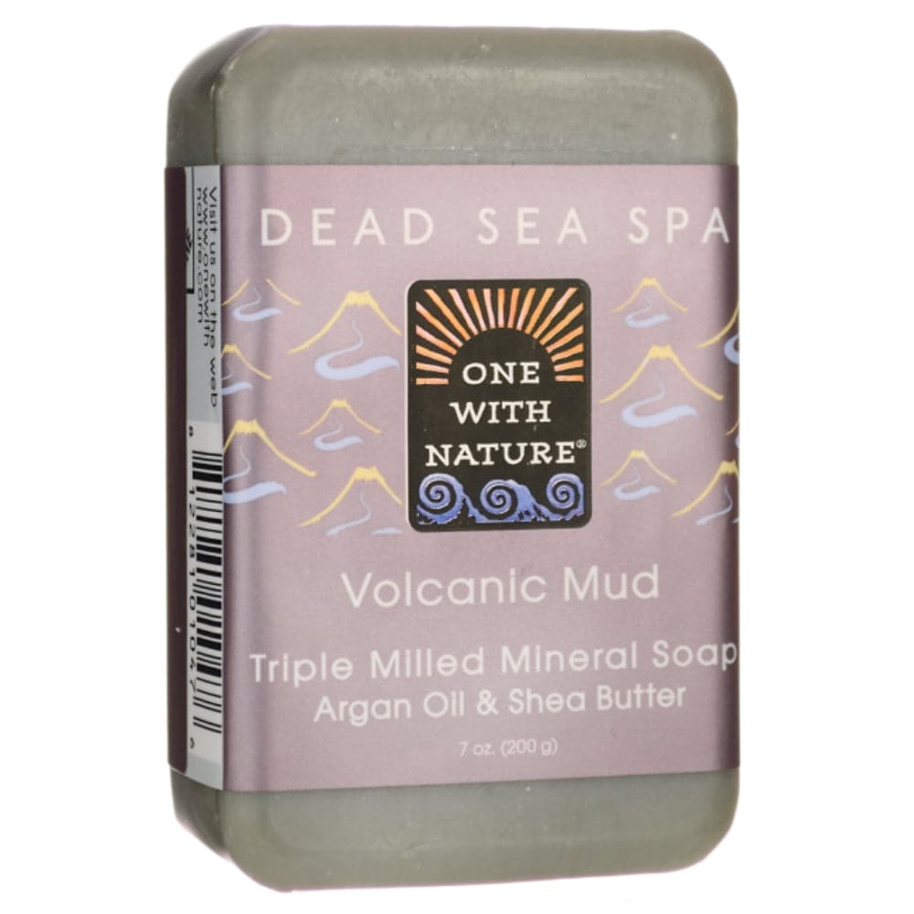 One With Nature – Soap Bar Volcanic Mud – 7oz