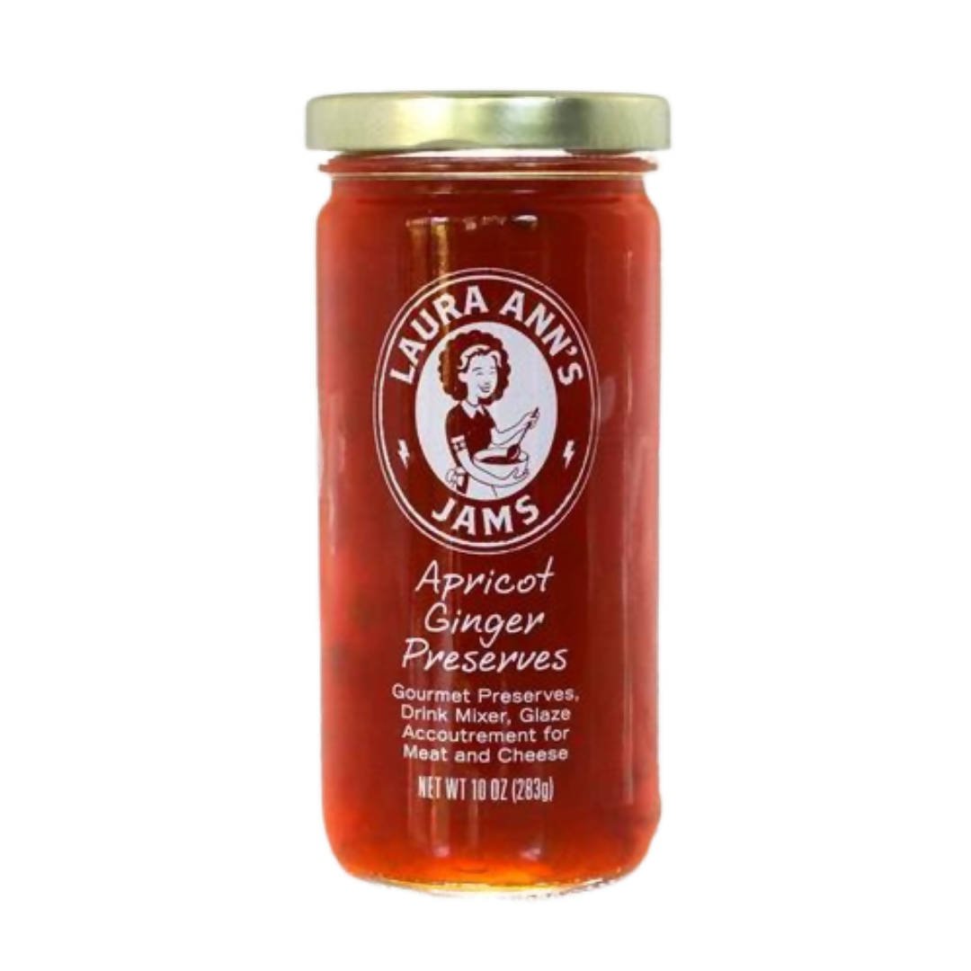 Laura Ann’s Jams Apricot Ginger Jam Jars – 24 jars x 10oz