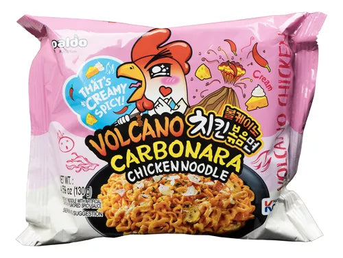 Paldo Volcano Carbonara Chicken Noodles