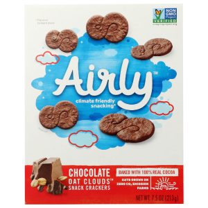 Airly – Crackers Chocolate Oats, 7.5 Oz – Pack of 6