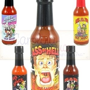 Ass In The Tub Hot Sauces 5 Pack Gift Set
