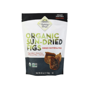 Sunny Fruit Organic Sun-Dried Figs Dried Smyrna Figs