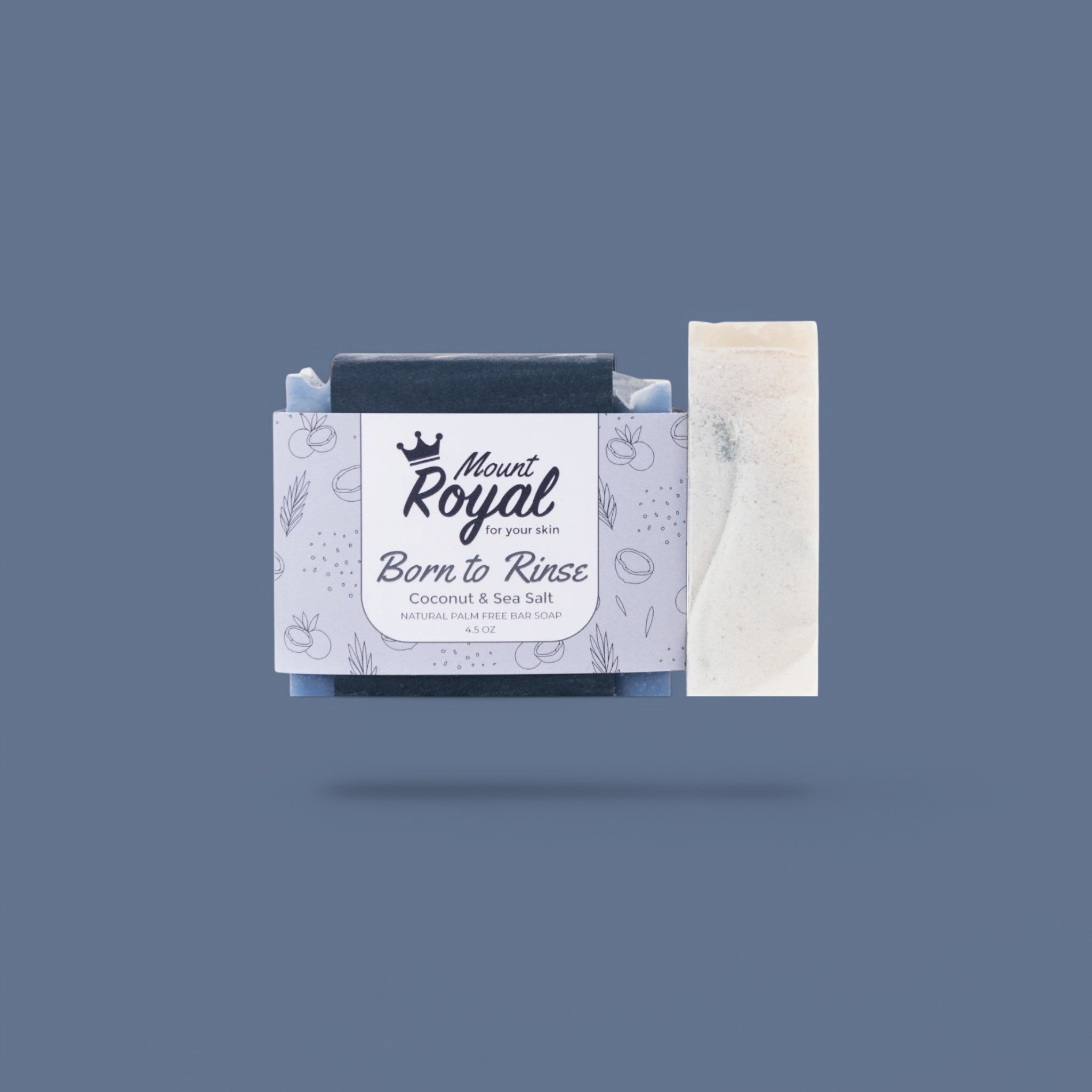 Mount Royal Soaps – Born to Rinse- Coconut & Sea Salt Bar