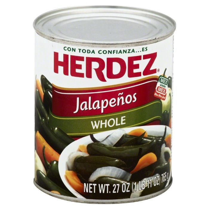 Herdez – Pepper Jalapeno Whole 27 Oz – Pack Of 12