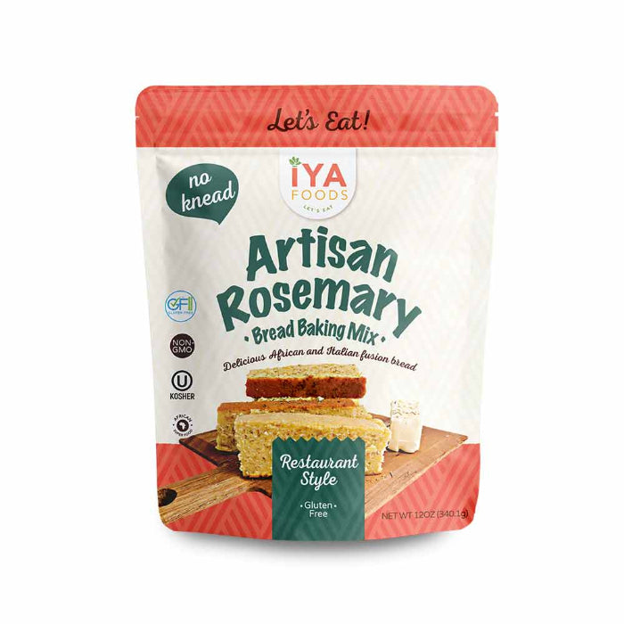 Iya Foods Llc – Mix Artisan Rosemary Bread 12 Oz – (Pack of 6)