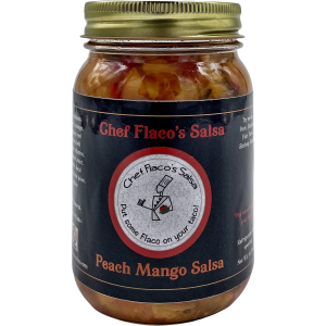 Chef Flaco’s Peach Mango Salsa