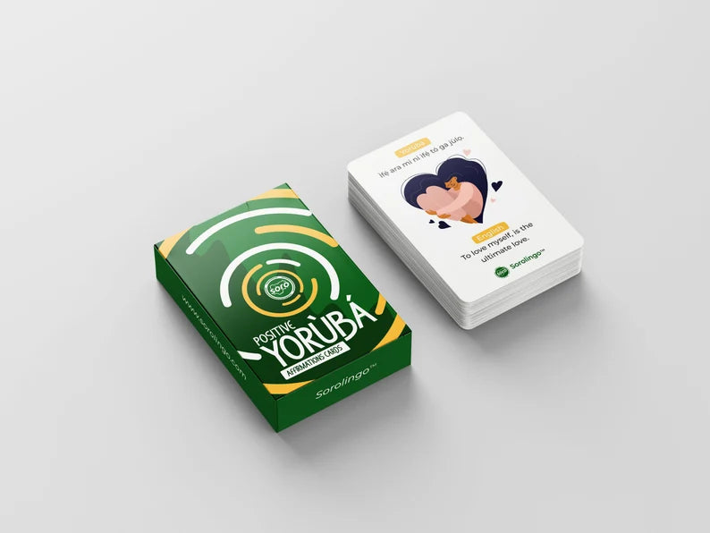 Soro Positive Yoruba Affirmations Card – Uplifting Daily Motivation