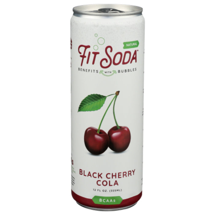 Fit Soda – Soda Black Cherry Cola 12 Fo – Pack Of 12