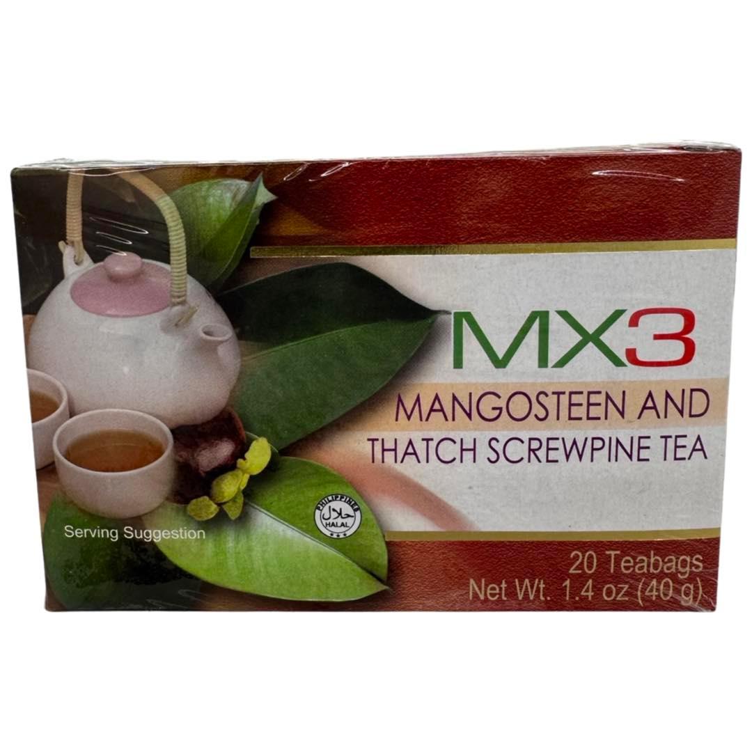 MX3 – Mangosteen and Thatch Screwpine Tea – 20 Teabags