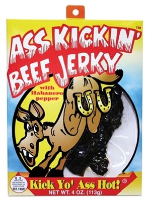 Ass Kickin Beef Jerky, 4oz.