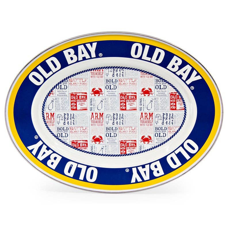 Golden Rabbit – Old Bay Oval Platter