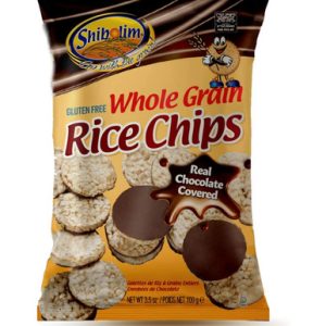 Shibolim Whole Grain Rice Chips Chocolate Coated, 3.5 oz.