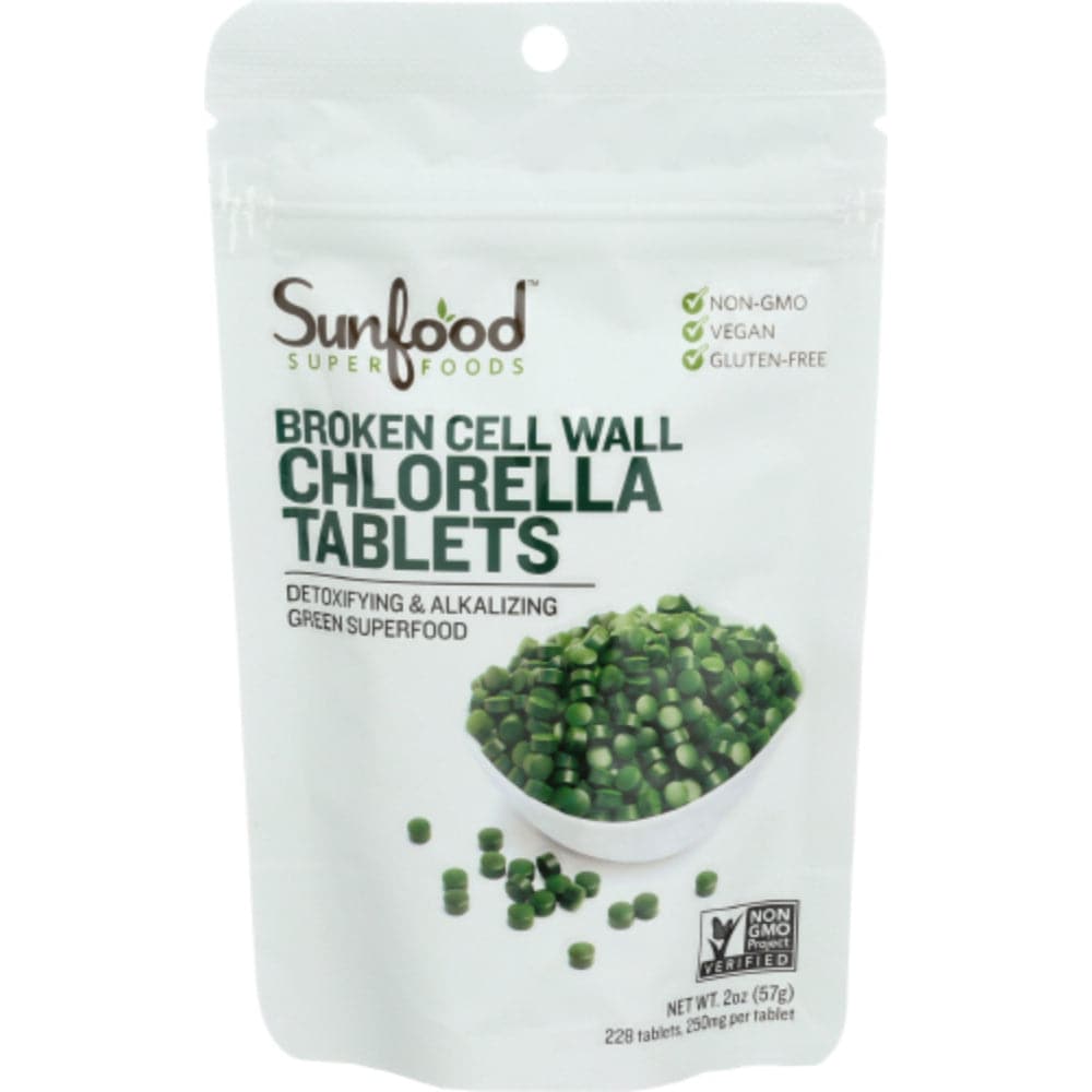Sunfood Superfoods – Broken Cell Wall Chlorella Tablets