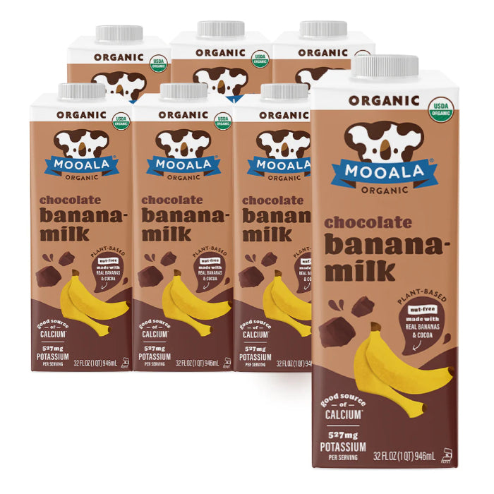 Mooala Organic Banana Milk Chocolate 32 FO – Pack of 6