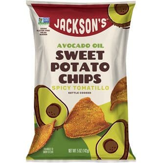 Jackson’s – Sweet Potato Chips, Spicy Tomatillo, 5 oz | Pack of 12