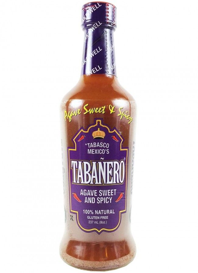 Tabanero Agave Sweet and Spicy Hot Sauce, 8oz.
