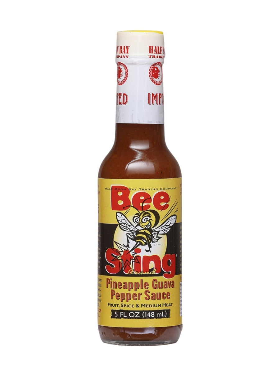 Hot Sauce Bee Sting Pineapple Guava 5 oz Heat 5