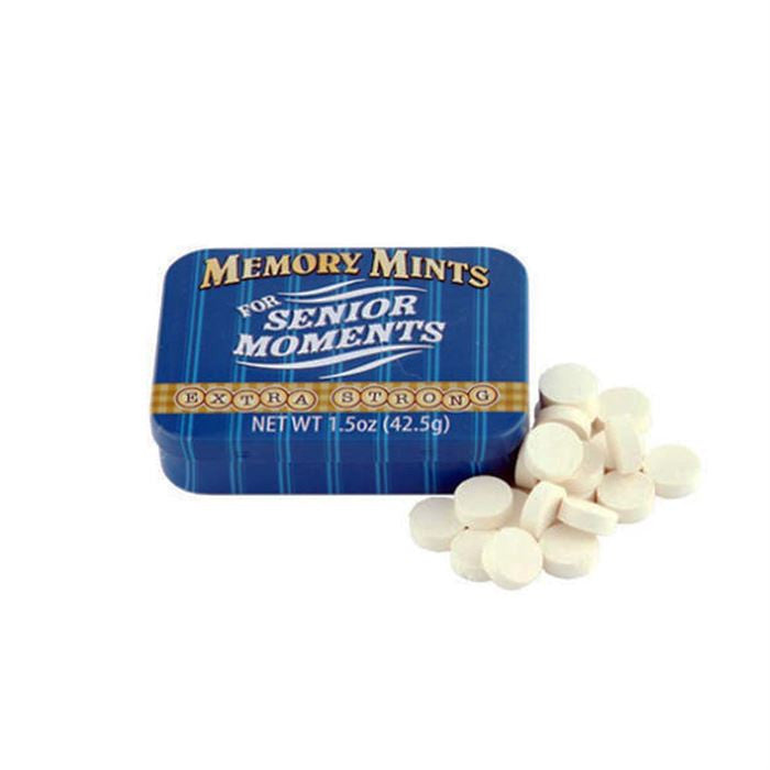 Memory Mints for Senior Moments Tin – 1.5 oz