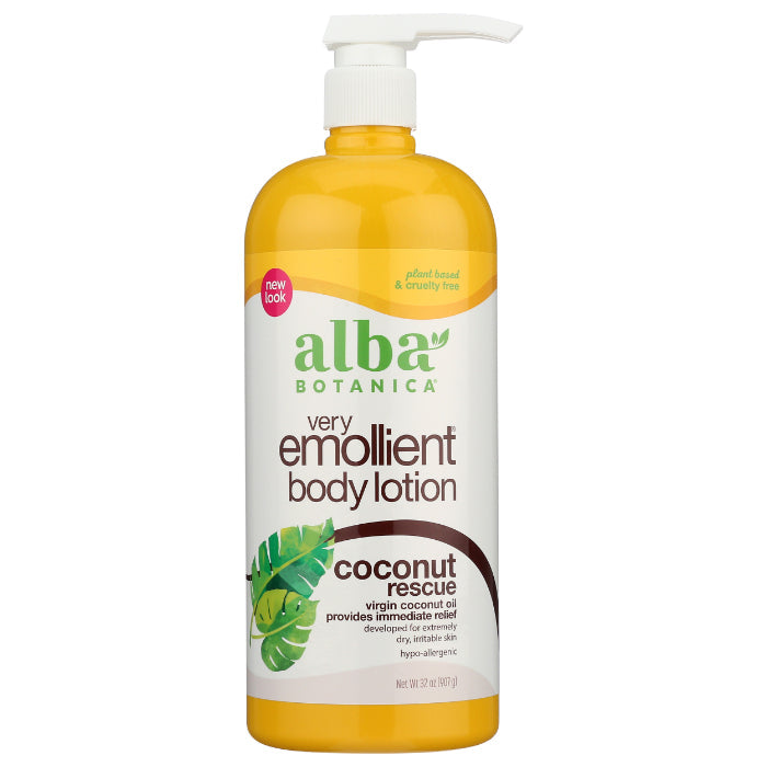 Alba Botanica – Body Lotion Coconut Rescue, 32 Oz (Pack of 1)