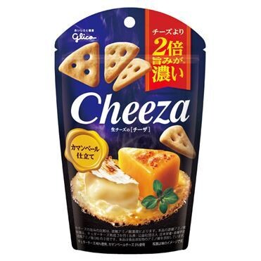Glico, Cheeza, Camembert Cheese Taste, Crispy Cracker, 40g