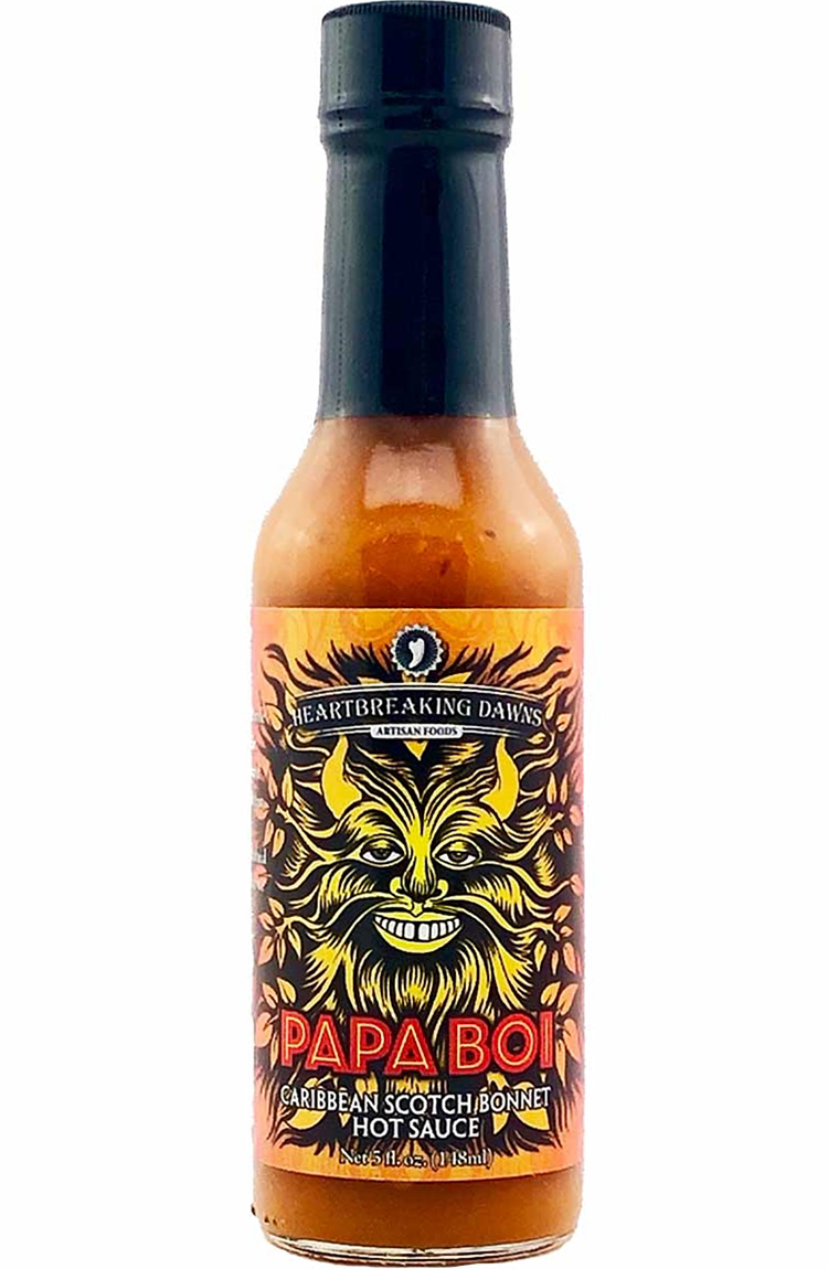 Heartbreaking Dawns Papa Boi Caribbean Scotch Bonnet Hot Sauce