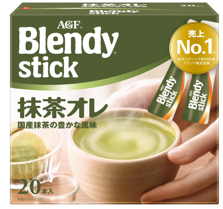 AGF Blendy Stick Matcha Green Tea au lait Milk 20 Packs Made in Japan – Tokyo Sakura Mall