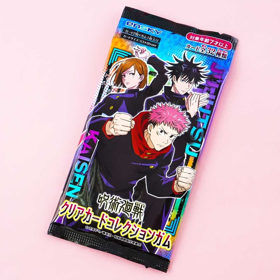 Ensky Jujutsu Kaisen Clear Card Collection Gum