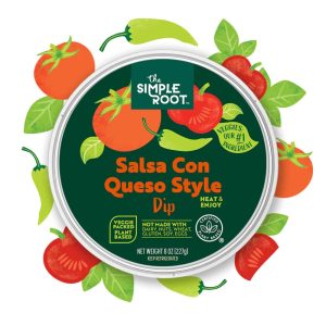 The Simple Root – Salsa Con Queso Style Dip 8 Oz – (Pack Of 6)