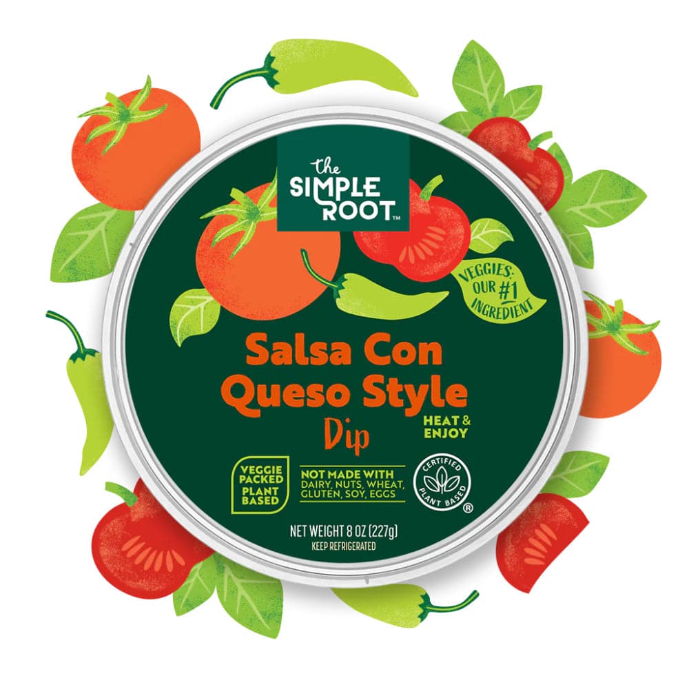 The Simple Root – Salsa Con Queso Style Dip 8 Oz – (Pack Of 6)