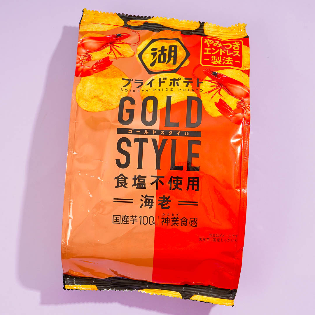 Koikeya Goldstyle Pride Potato Chips – Salt-Free Shrimp