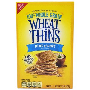 Wheat Thins Hint of Salt Crackers – 9.1oz.